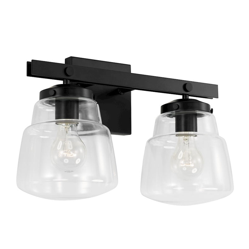 Capital Lighting Dillon Vanity, Clear