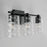 Capital Lighting Burke Vanity, Clear Honeycomb