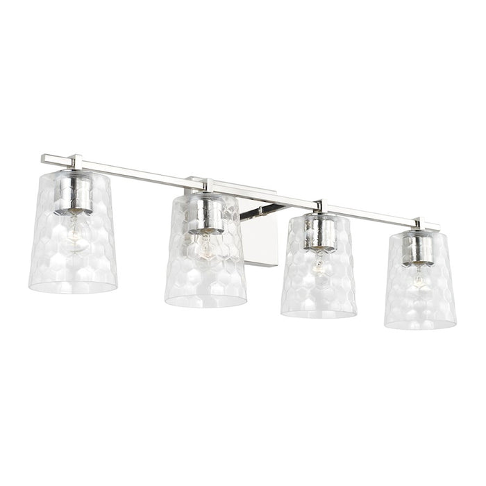 Capital Lighting Burke Vanity, Clear Honeycomb