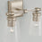 Capital Lighting Breigh 2 Light Vanity, Brushed Champagne/Clear