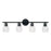 Capital Lighting Dena 4 Light Vanity, Diamond Embossed