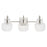 Capital Lighting Nyla 3 Light Vanity, Clear Fluted