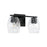 Capital Lighting Lucas 2 Light Vanity, Wavy Embossed