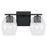 Capital Lighting Lucas 2 Light Vanity, Wavy Embossed