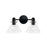 Capital Lighting Greer 2 Light Vanity, Clear
