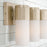 Capital Lighting Sutton 3 Light Vanity, Soft Gold/Soft White