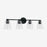 Capital Lighting Baker 4 Light Vanity, Clear Seeded