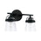 Capital Lighting Madison 2 Light Vanity, Clear Seeded
