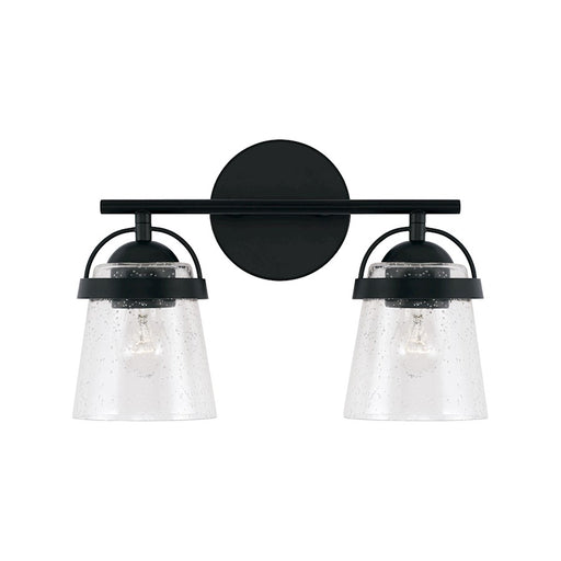 Capital Lighting Madison 2 Light Vanity, Clear Seeded
