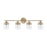 Capital Lighting Madison 4 Light Vanity, Clear Seeded