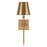 Capital Lighting Whitney 3 Light Vanity, Brass/White