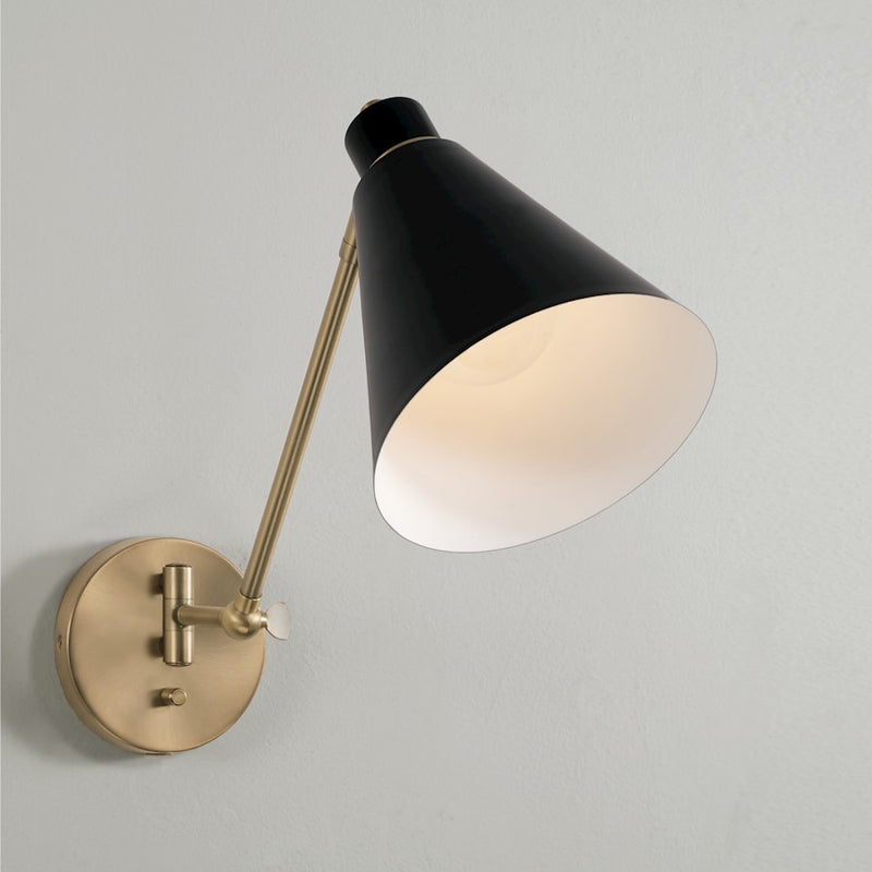 Capital Lighting Bradley 2 Light Vanity, Aged Brass