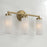 Capital Lighting Alyssa 3 Light Vanity, Brass/Faux Alabaster