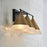 Capital Lighting Avant 3 Light Vanity, Brass/Black/Frosted