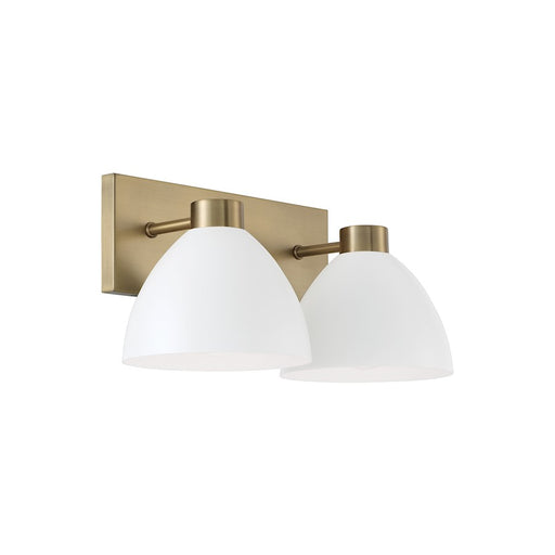 Homeplace Lighting Ross 2 Light Vanity, Brass