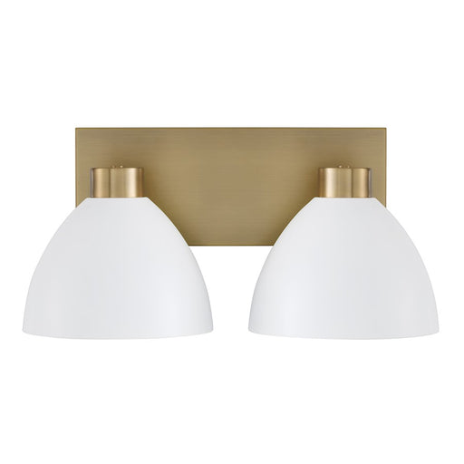 Homeplace Lighting Ross 2 Light Vanity, Brass