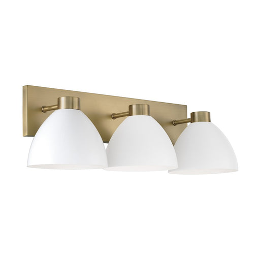 Homeplace Lighting Ross 3 Light Vanity, Brass