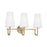 Capital Lighting Averitt 3 Light Vanity, Aged Brass/Soft White - 155231AD-550