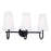 Capital Lighting Averitt 3 Light Vanity, Matte Black/Soft White - 155231MB-550