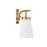 Homeplace Lighting Drake 2Lt Vanity, Aged Brass/Soft White Glass