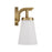 Homeplace Lighting Drake 3Lt Vanity, Aged Brass/Soft White Glass