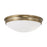 Homeplace Lighting Hansen 3Lt Flush Mount, Aged Brass/Soft White Glass - 2034AD