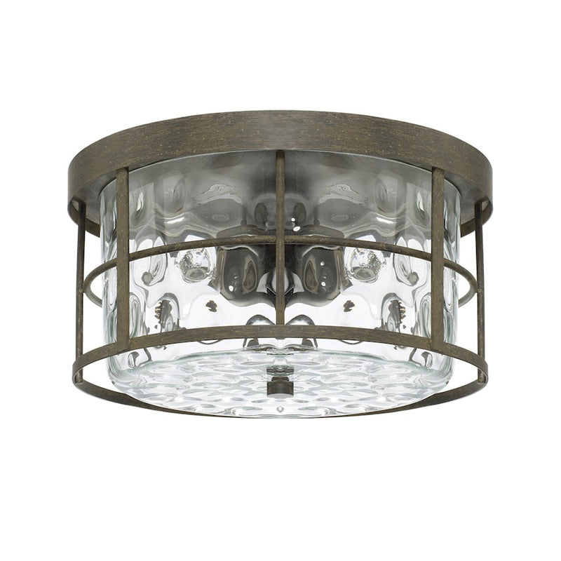 Capital Lighting Bristol 2 Light Flush Mount, Farm House