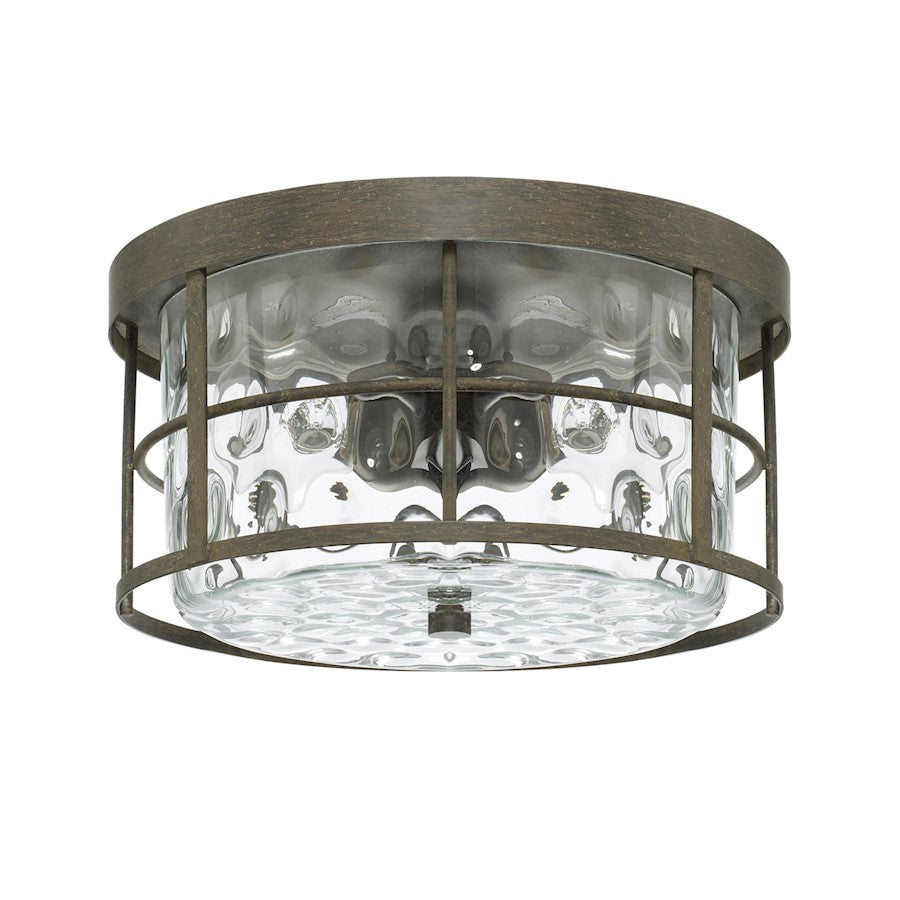 Capital Lighting Bristol 2 Light Flush Mount, Farm House