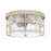 Capital Lighting Beaufort 2 Light Flush Mount, Mystic Sand