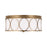 Capital Lighting Rylann 3 Light Flush Mount, Brass