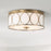 Capital Lighting Rylann 3 Light Flush Mount, Brass