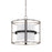 Capital Lighting Tux 4 Light Semi-Flush Dual Mount, Black Tie