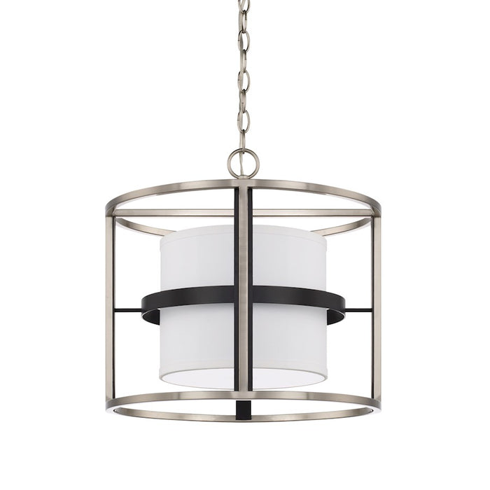 Capital Lighting Tux 4 Light Semi-Flush Dual Mount, Black Tie