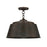 Capital Lighting Tybee 1 Light Semi-Flush Mount, Nordic Grey