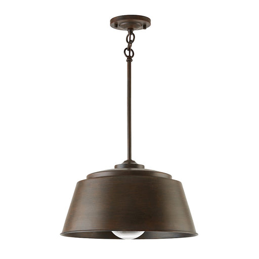 Capital Lighting Tybee 1 Light Semi-Flush Mount, Nordic Grey