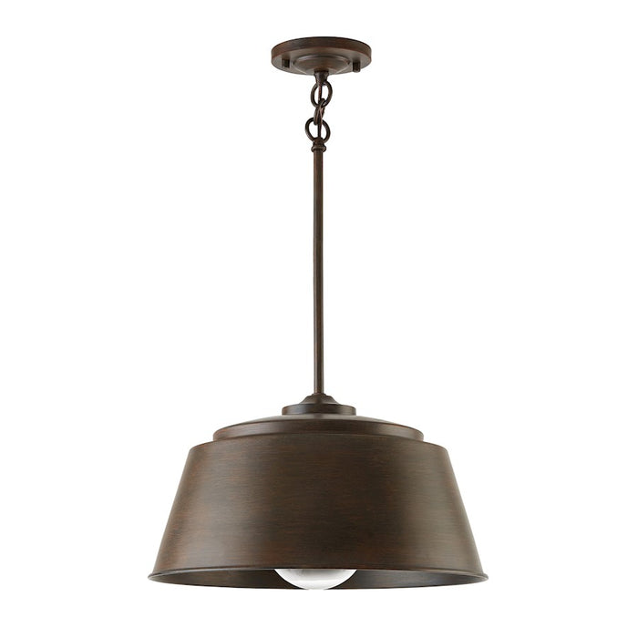 Capital Lighting Tybee 1 Light Semi-Flush Mount, Nordic Grey