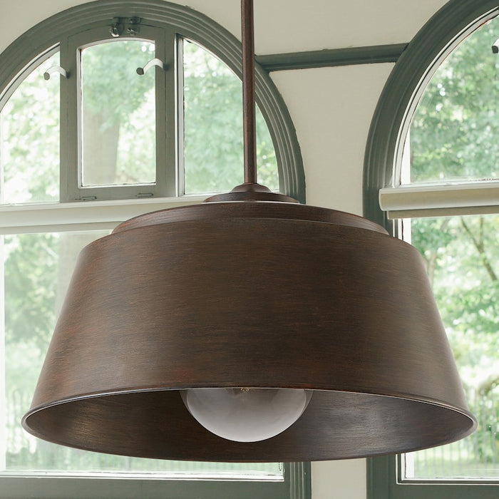 Capital Lighting Tybee 1 Light Semi-Flush Mount, Nordic Grey