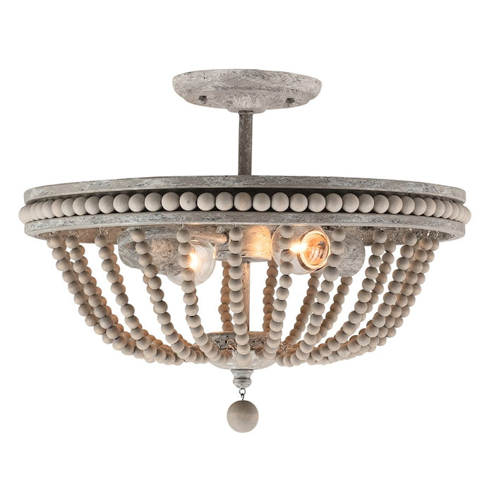 Capital Lighting Kayla 2 Light Semi-Flush Mount, Mystic Sand