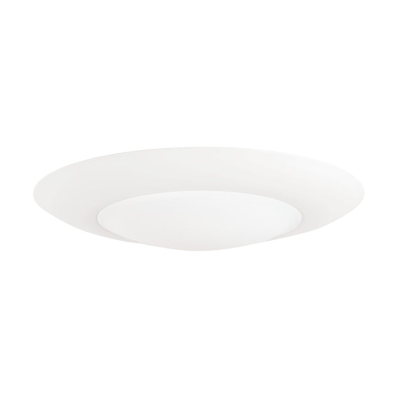 Capital Lighting 1-Light LED Flush, White/Soft White