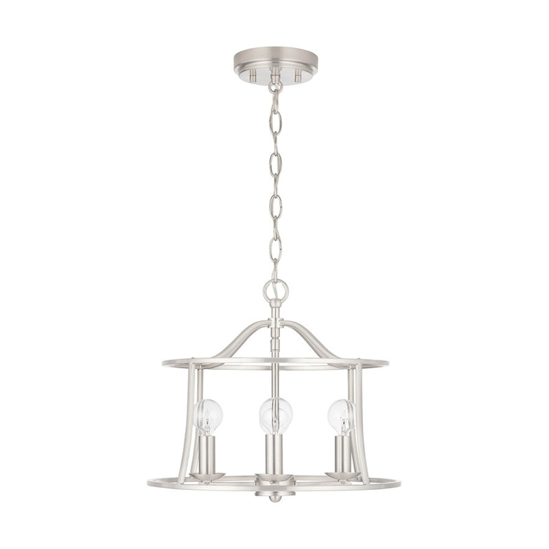 Capital Lighting Cameron 4-Light Semi-Flush, Brushed Nickel