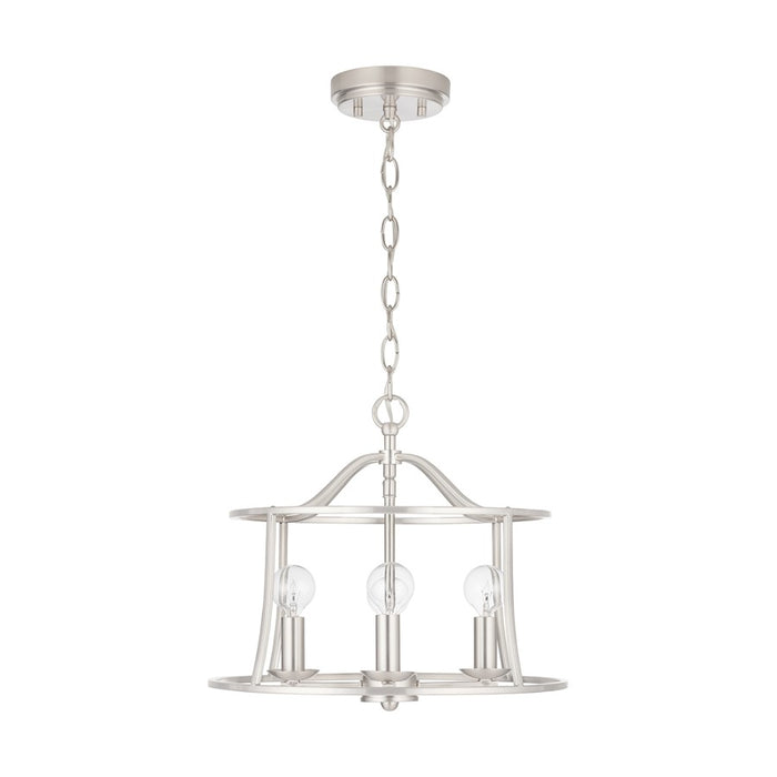 Capital Lighting Cameron 4-Light Semi-Flush, Brushed Nickel