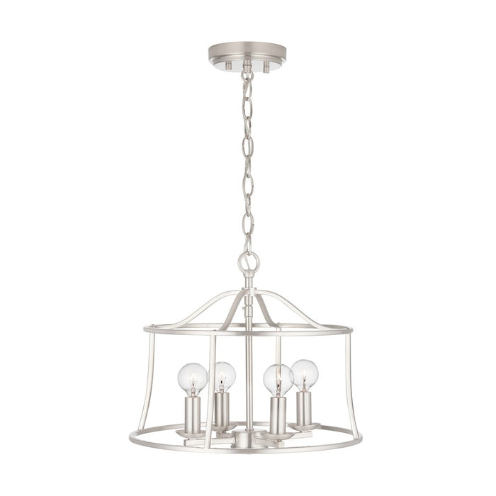 Capital Lighting Cameron 4-Light Semi-Flush, Brushed Nickel
