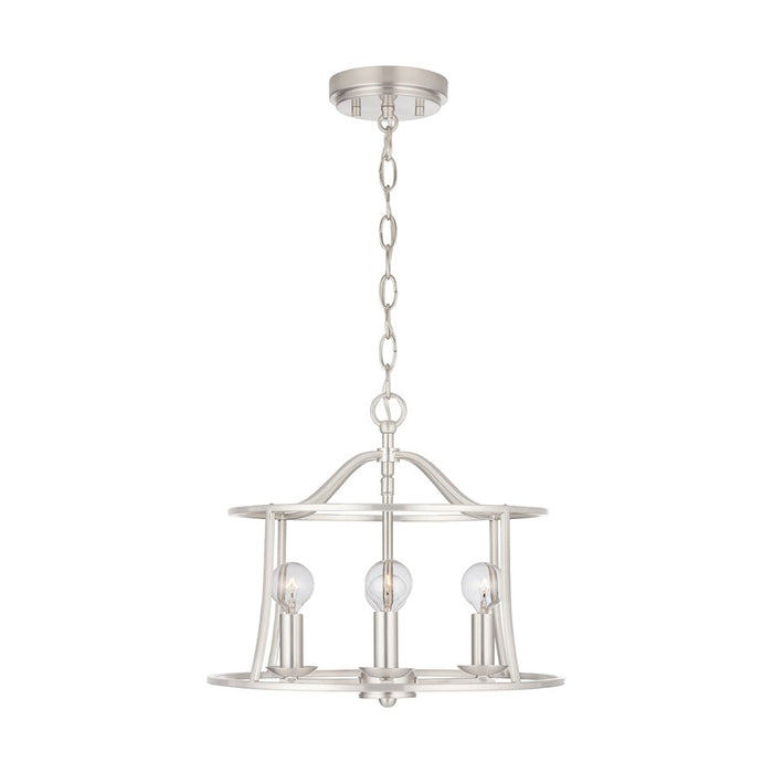Capital Lighting Cameron 4-Light Semi-Flush, Brushed Nickel