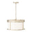 Capital Lighting Isabella 4 Light Semi Flush Mount, Gold