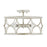 Capital Lighting Ricci 4 Light Semi Flush Mount, White