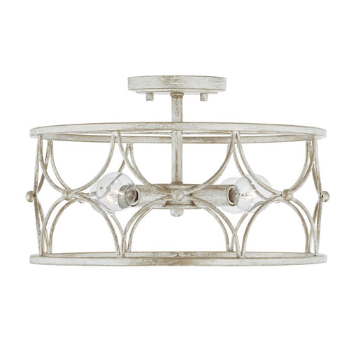 Capital Lighting Ricci 4 Light Semi Flush Mount, White