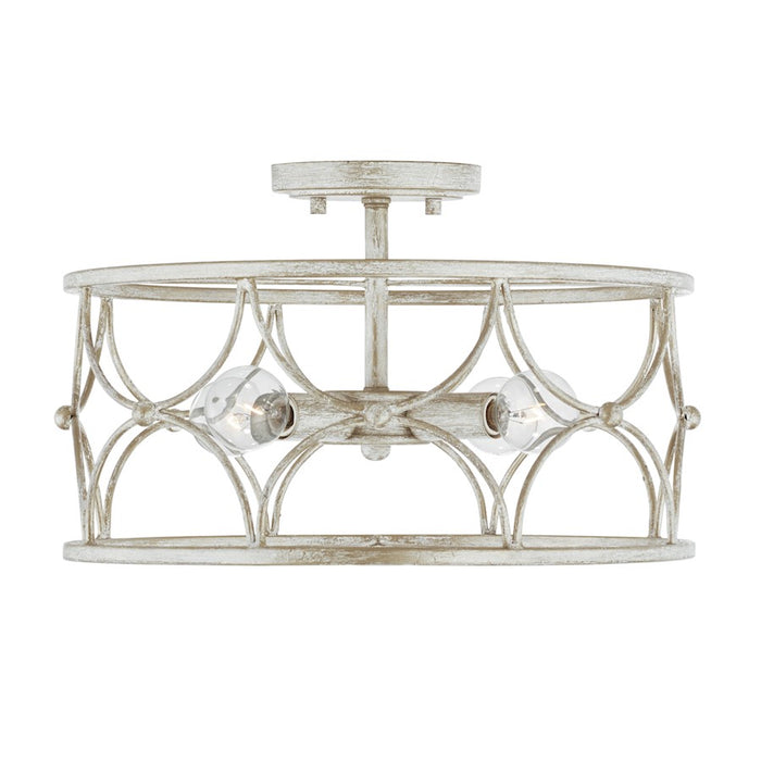 Capital Lighting Ricci 4 Light Semi Flush Mount, White