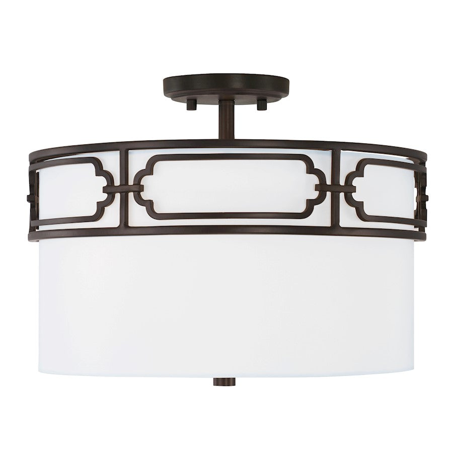 Capital Lighting Merrick 3 Light Semi Flush Mount