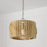 Capital Lighting Archer 1Lt Semi-Flush Mount, Blonde Wood/Brass