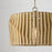 Capital Lighting Archer 1Lt Semi-Flush Mount, Blonde Wood/Brass